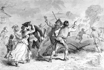 A Revolutionary War battle.