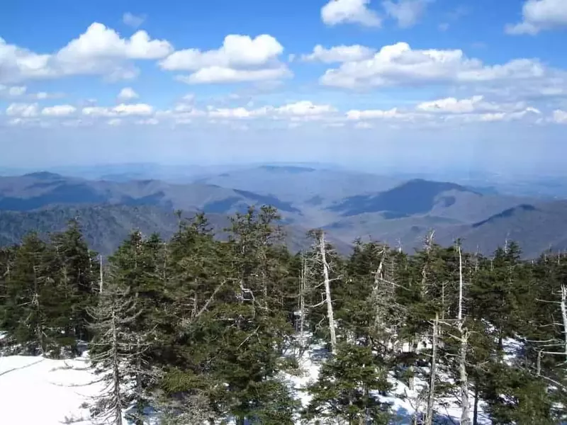 winter in the Great Smoky Mountains National Park