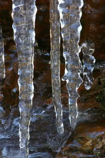 ice in the Great Smoky Mountains Naitonal Park