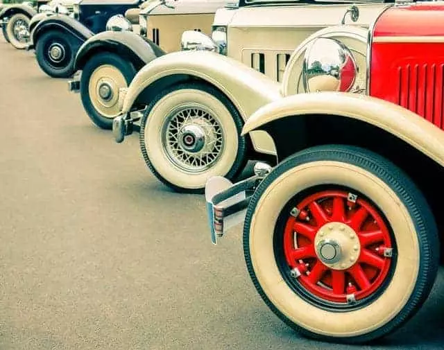 classic cars at 2014 Shades of the Past car show in Pigeon Forge