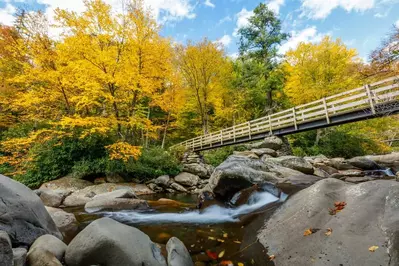 Chimney Tops Trail in the Smoky Mountains