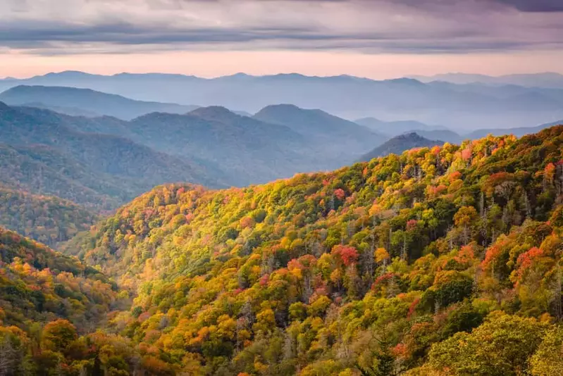 Smoky Mountains in the fall