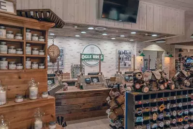 Inside of Ogle Brothers General Store