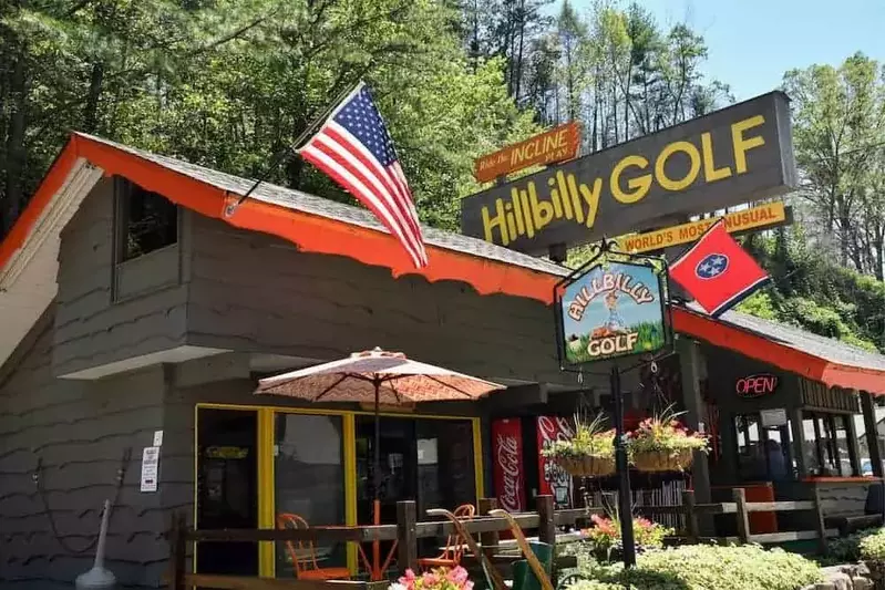 hillbilly golf in Gatlinburg