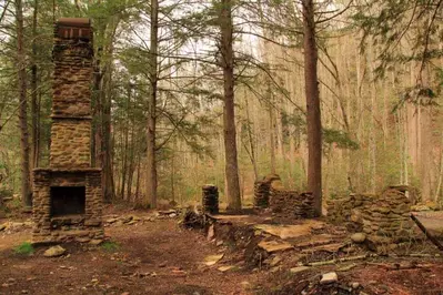 remains in Elkmont Ghost Town