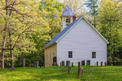 Primitive Baptist Church in Cades Cove
