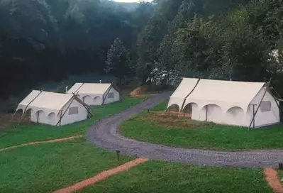 Glamping at Under Canvas