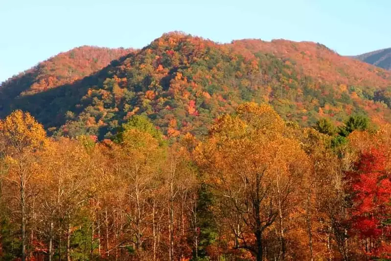 Cades Cove during fall season