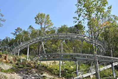 The Gravity Coaster at Rowdy Bear Mountain in Gatlinburg.