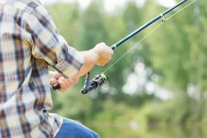 Man going fishing