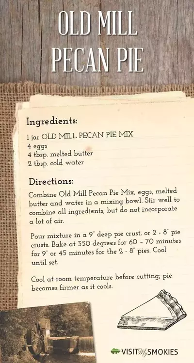 Old Mill Pecan Pie recipe