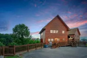 Rocky Top Retreat at sunrise