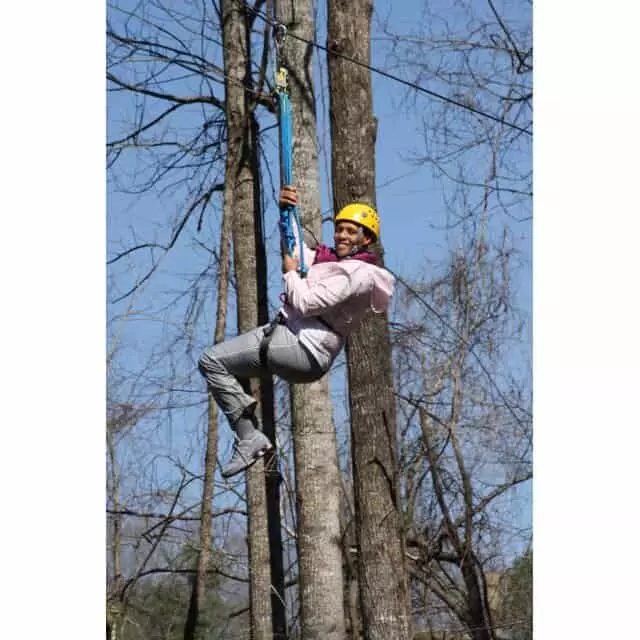 ziplining in the Smokies