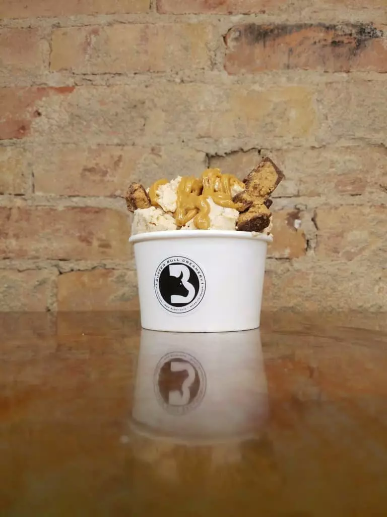 Buzzed Bull Creamery ice cream cup