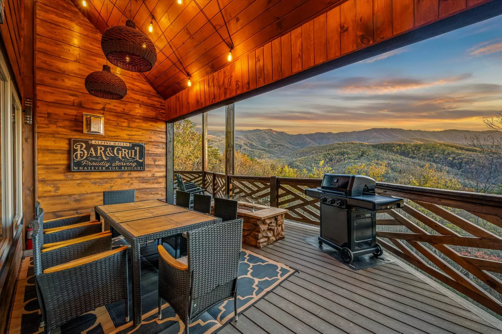 Property image, Interior, of Alpine Haven Cabin and Spa