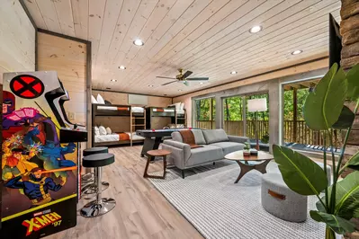 Property image, Interior, of Treehouse Swim Cabin