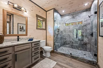 Property image, Interior, of Treehouse Swim Cabin
