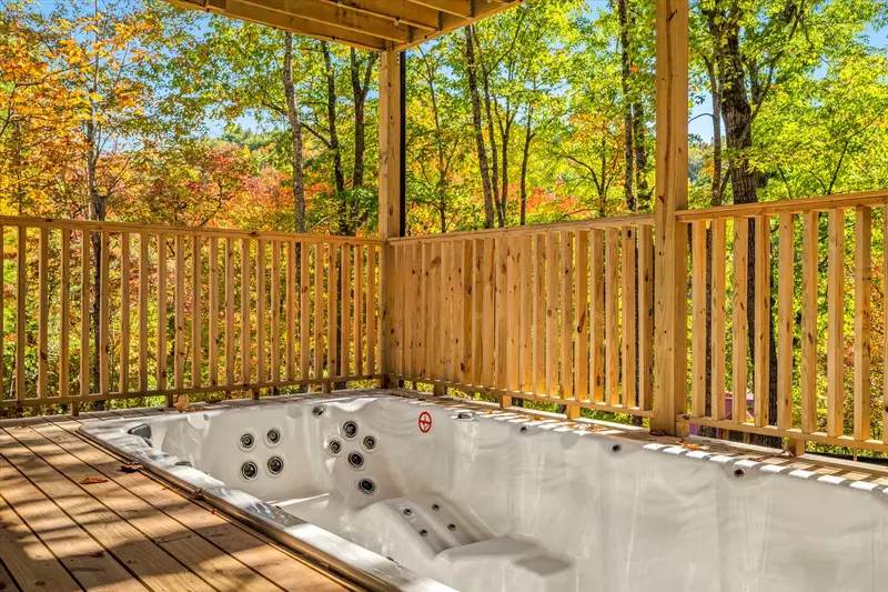Property image, Interior, of Treehouse Swim Cabin