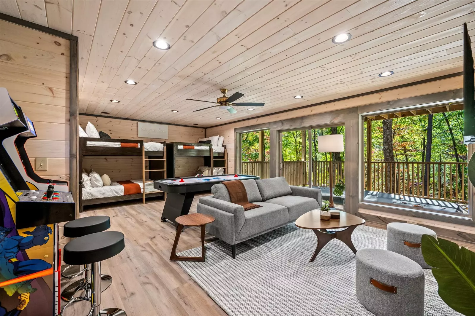 Property image, Interior, of Treehouse Swim Cabin