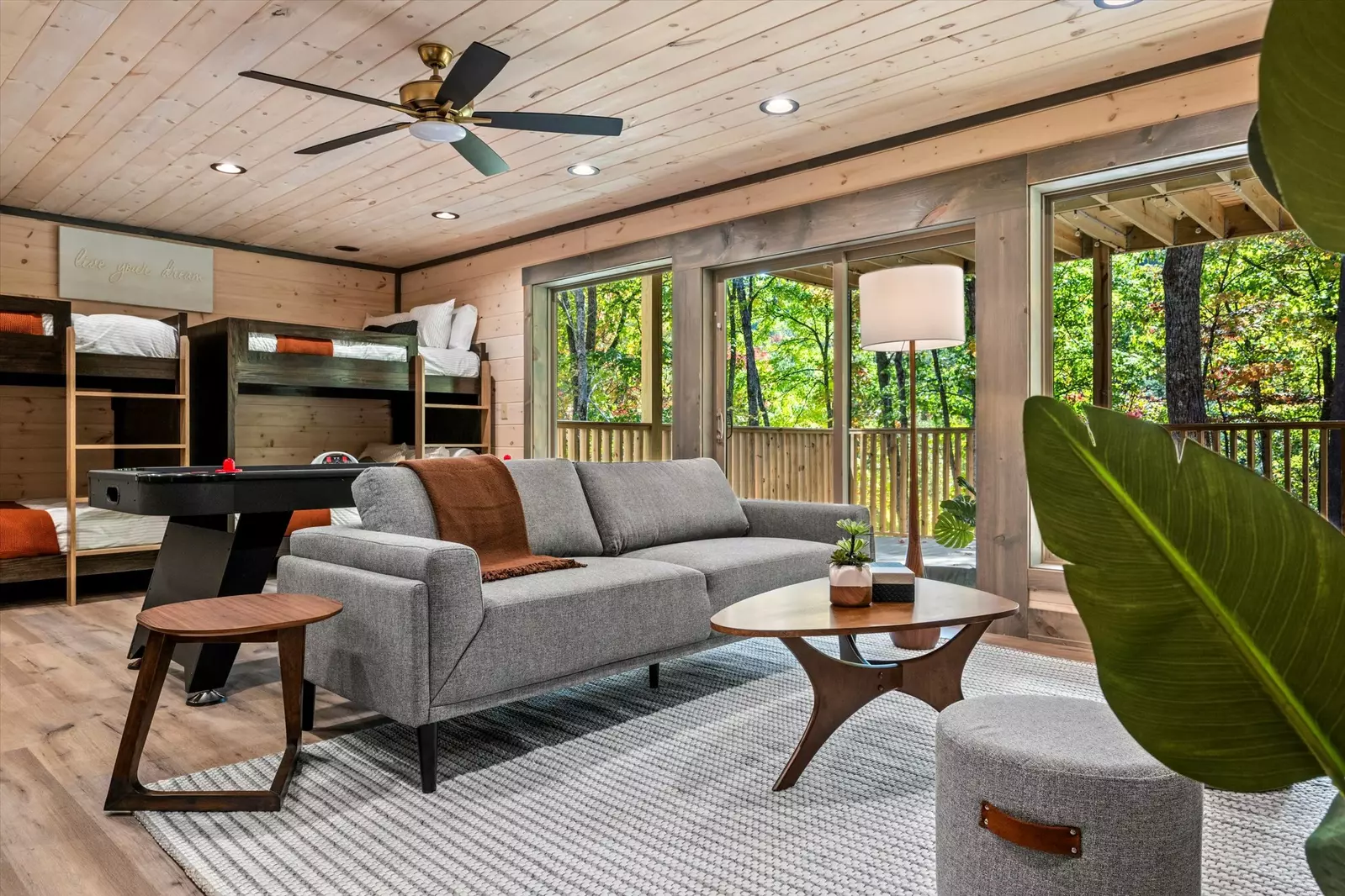 Property image, Interior, of Treehouse Swim Cabin