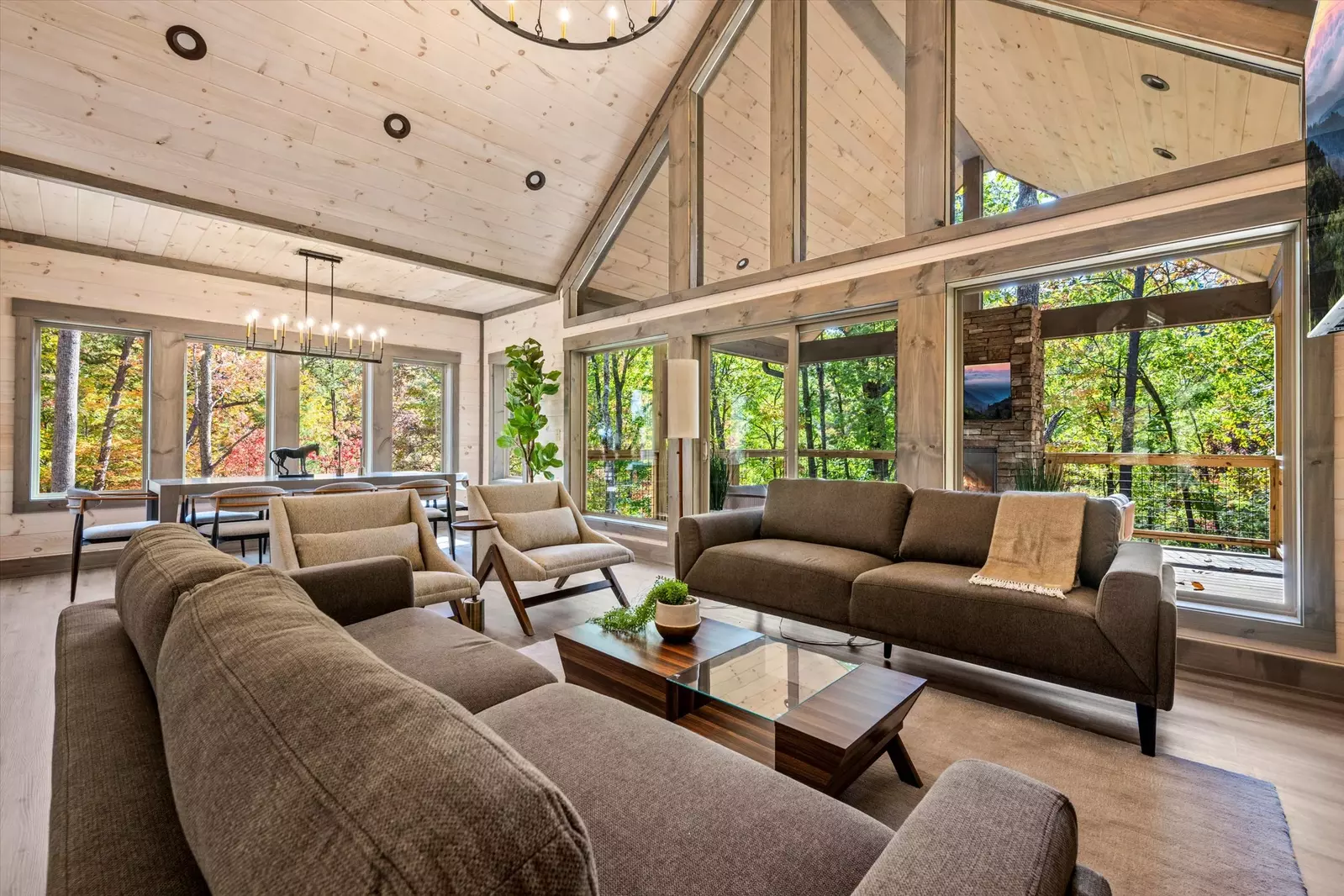 Property image, Interior, of Treehouse Swim Cabin