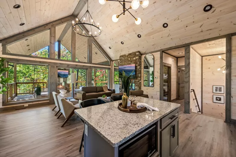 Property image, Interior, of Treehouse Swim Cabin
