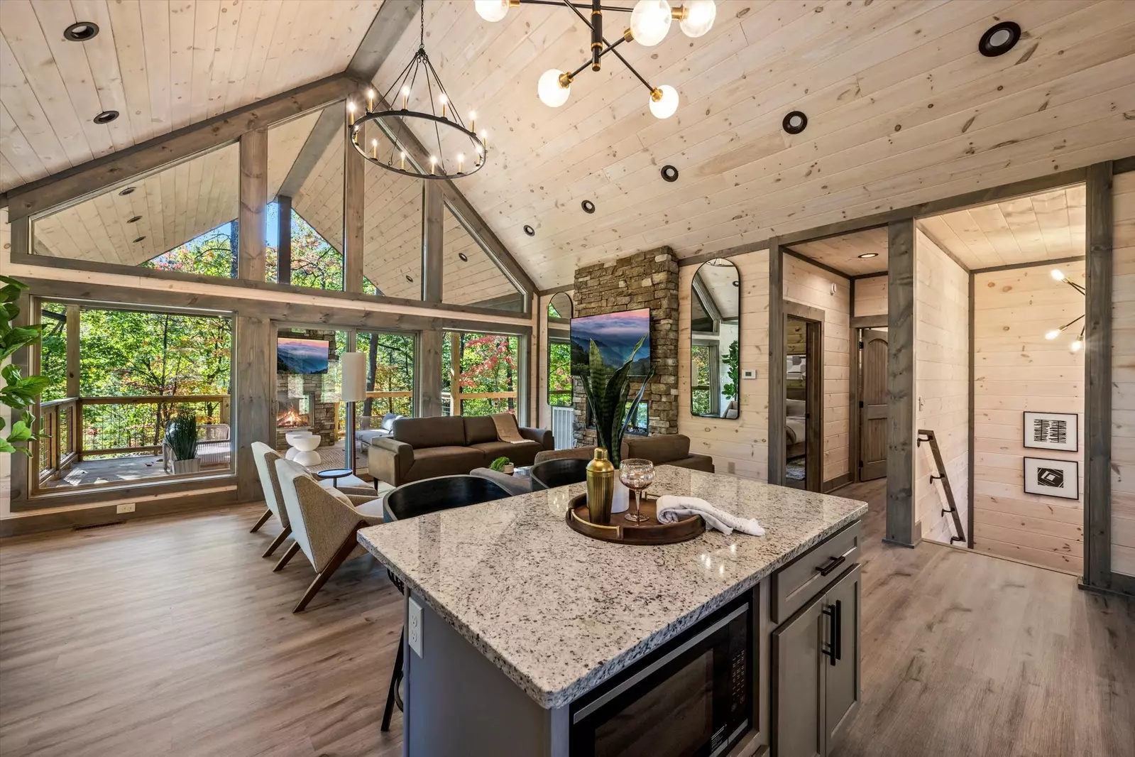 Property image, Interior, of Treehouse Swim Cabin