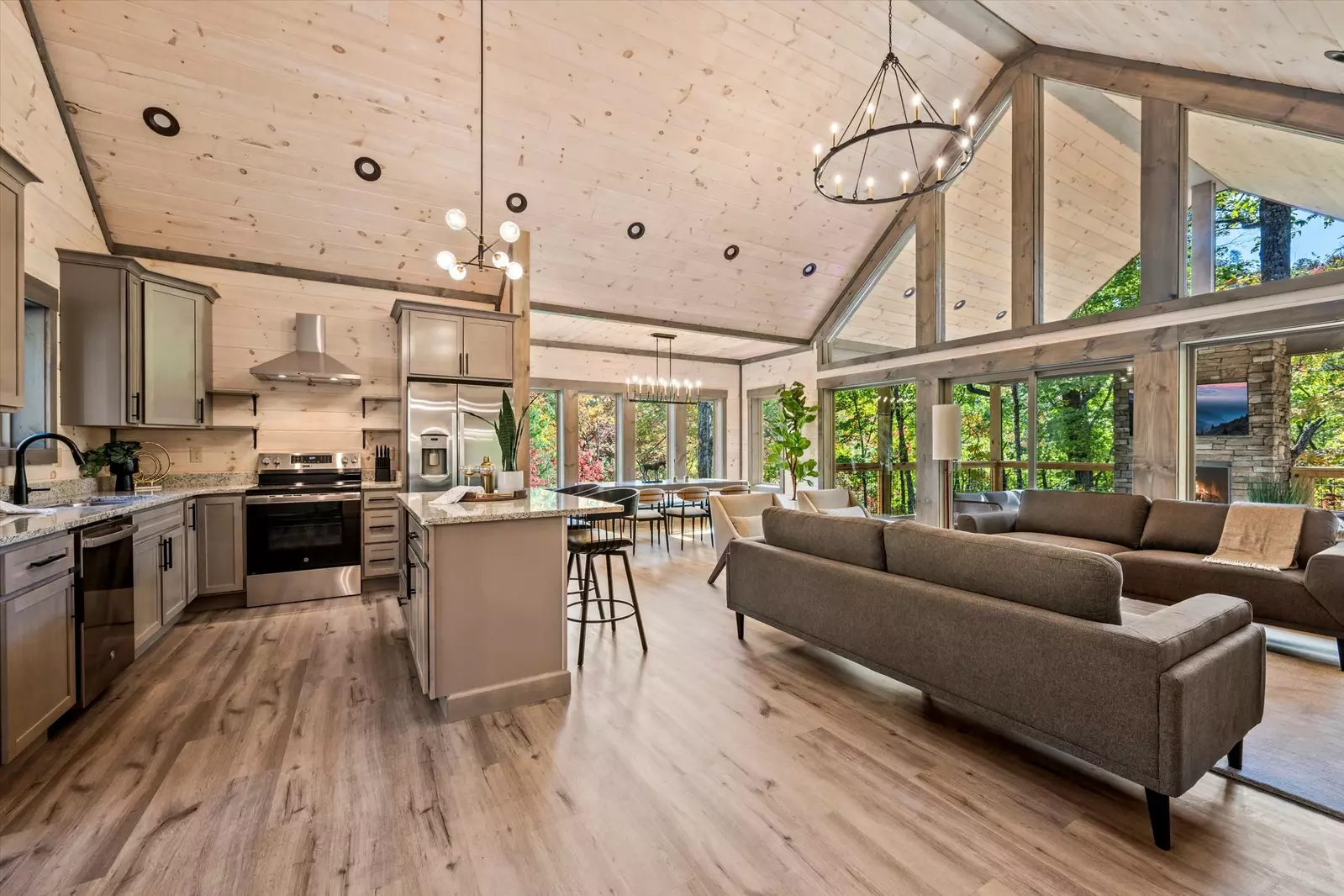 Property image, Interior, of Treehouse Swim Cabin