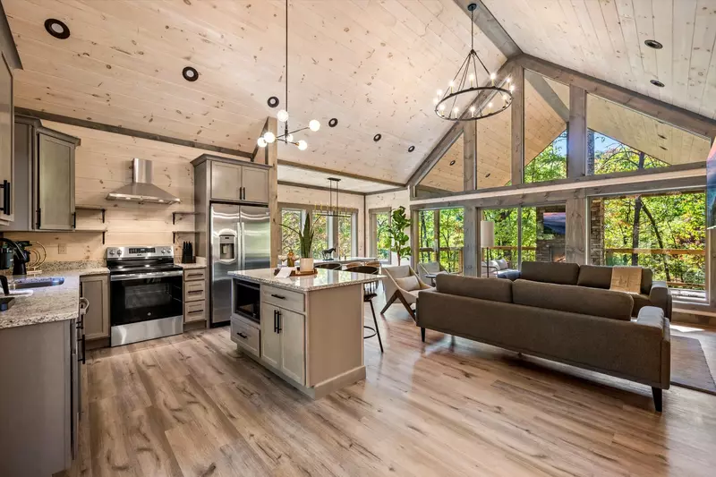 Property image, Interior, of Treehouse Swim Cabin