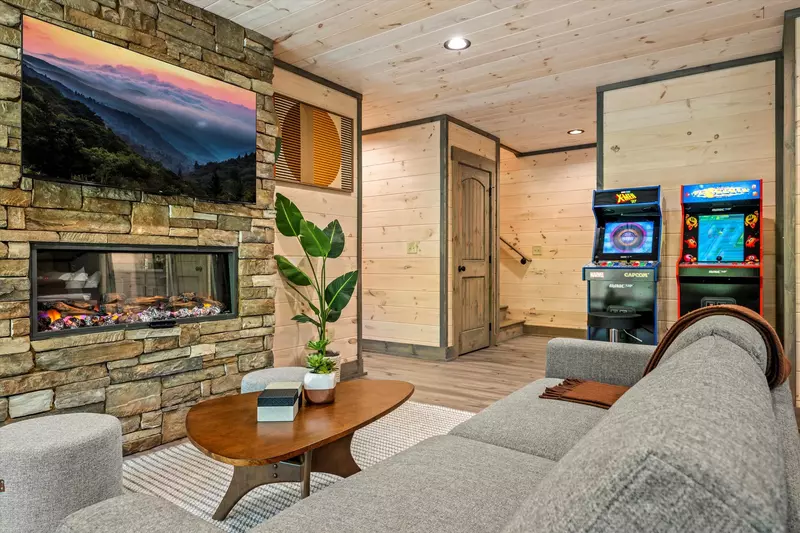 Property image, Interior, of Treehouse Swim Cabin