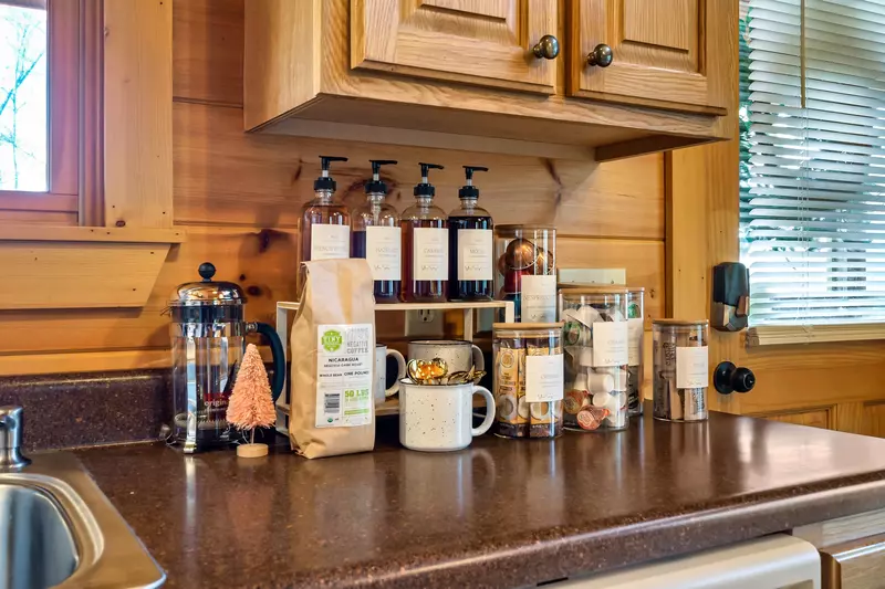 Creamer - a variety of Coffeemate flavors (lactose free + gluten free) as well as vanilla coconut milk with MCT oil (vegan + gluten free). 