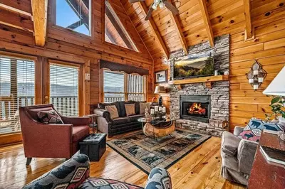 Relax in the open living room
