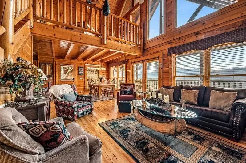 Spend evenings relaxing in the living room.