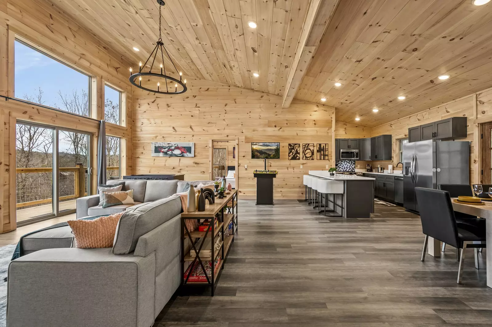 Welcome to spacious living! Our open floor plan seamlessly connects every corner, creating a harmonious flow between kitchen, living, and dining areas