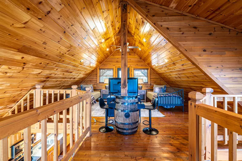 Loft with gaming