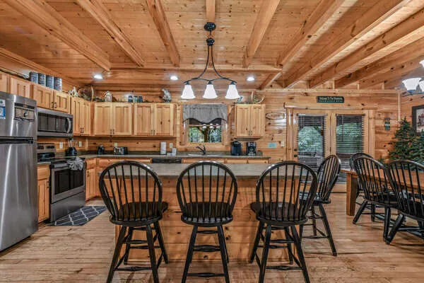 Open concept kitchen