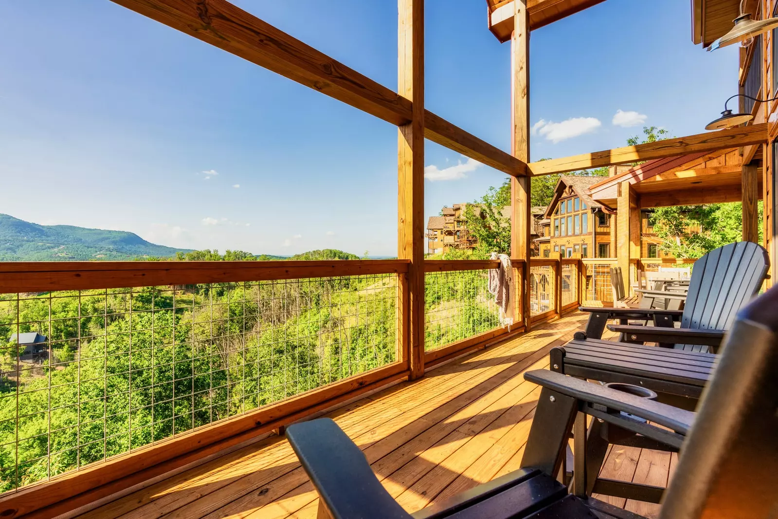 Relax on any one of our decks and take in the breathtaking view.