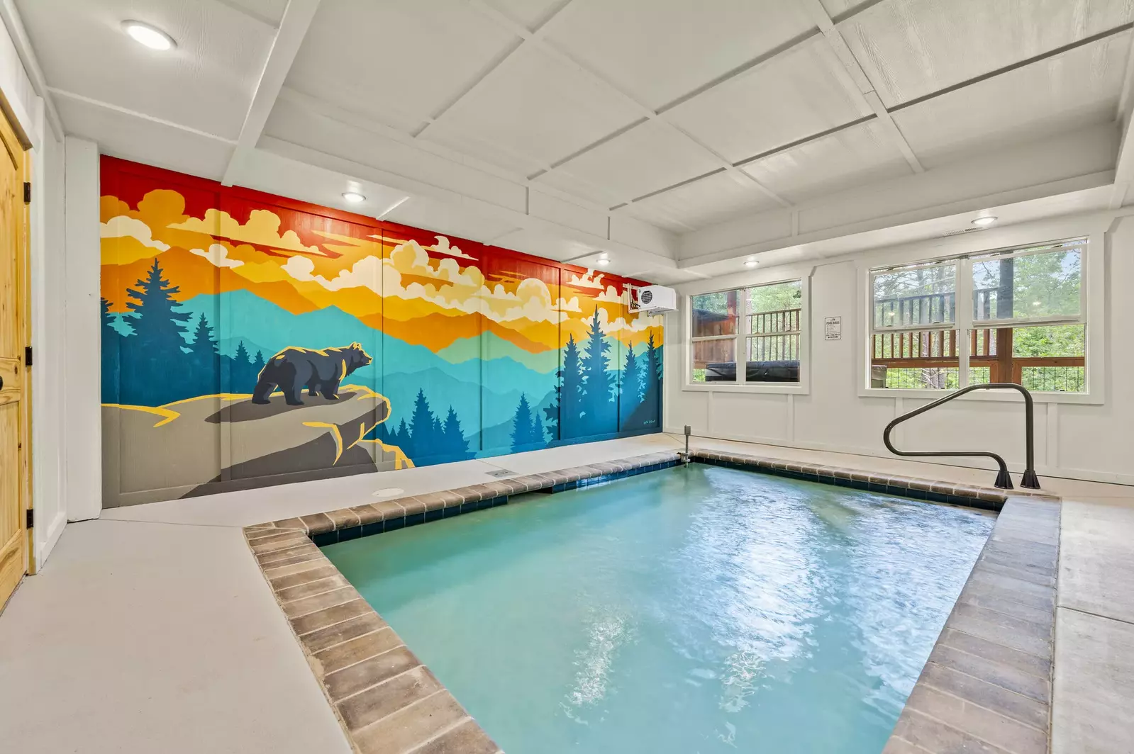 Enjoy a swim at our year-round heated indoor pool