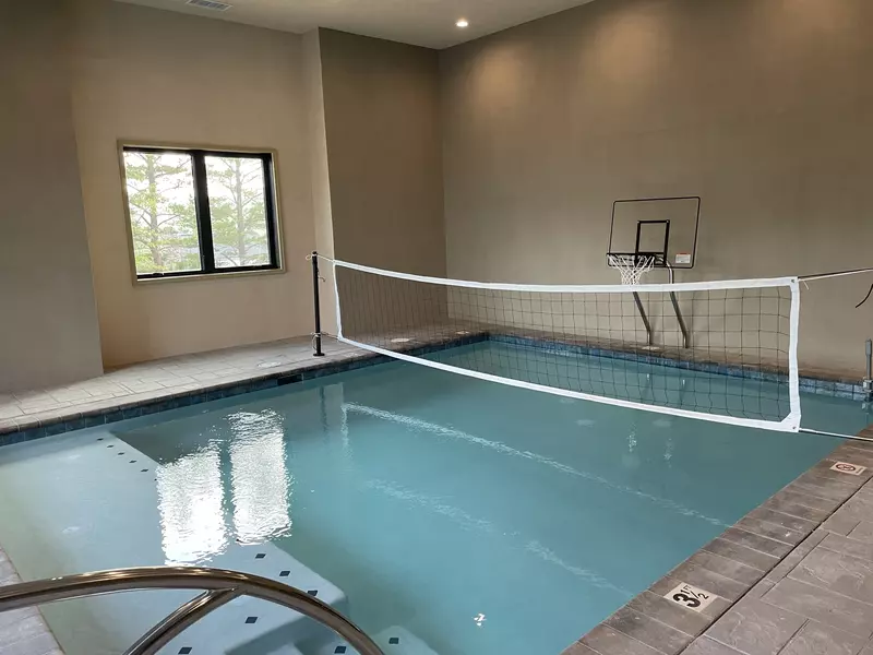 Private Indoor Pool with Volleyball