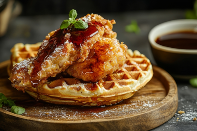 chicken and waffles