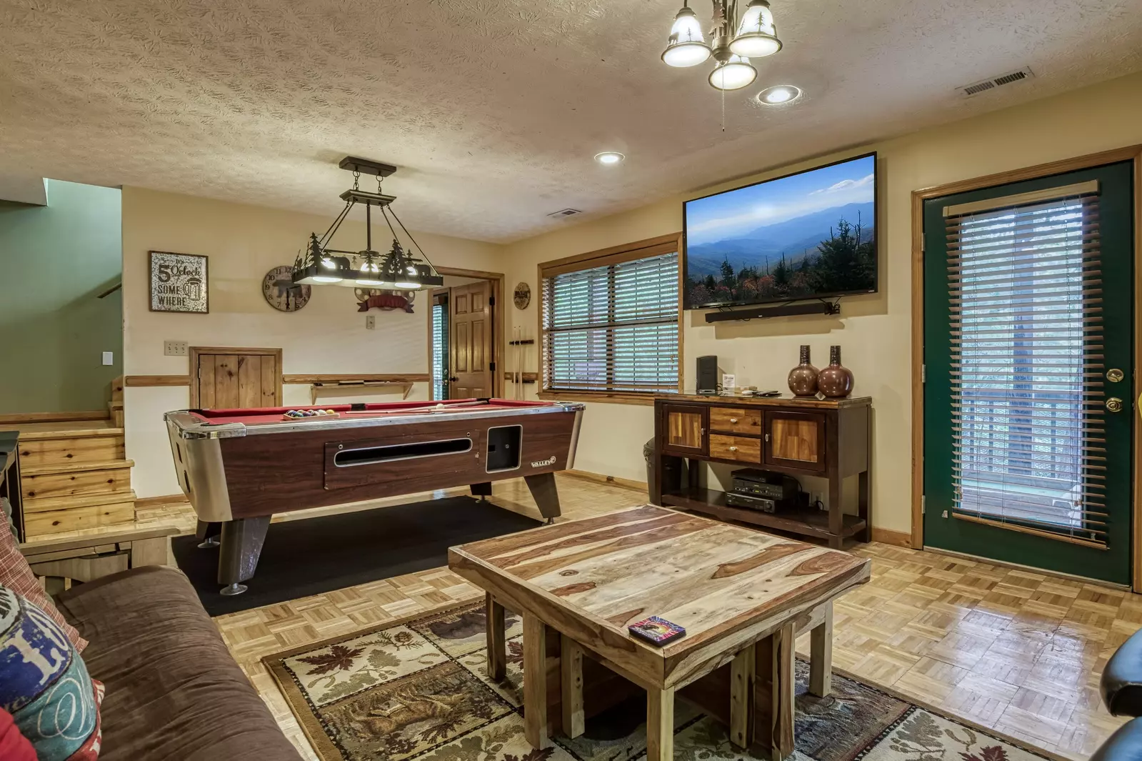 A Beary Good Time lower level game room