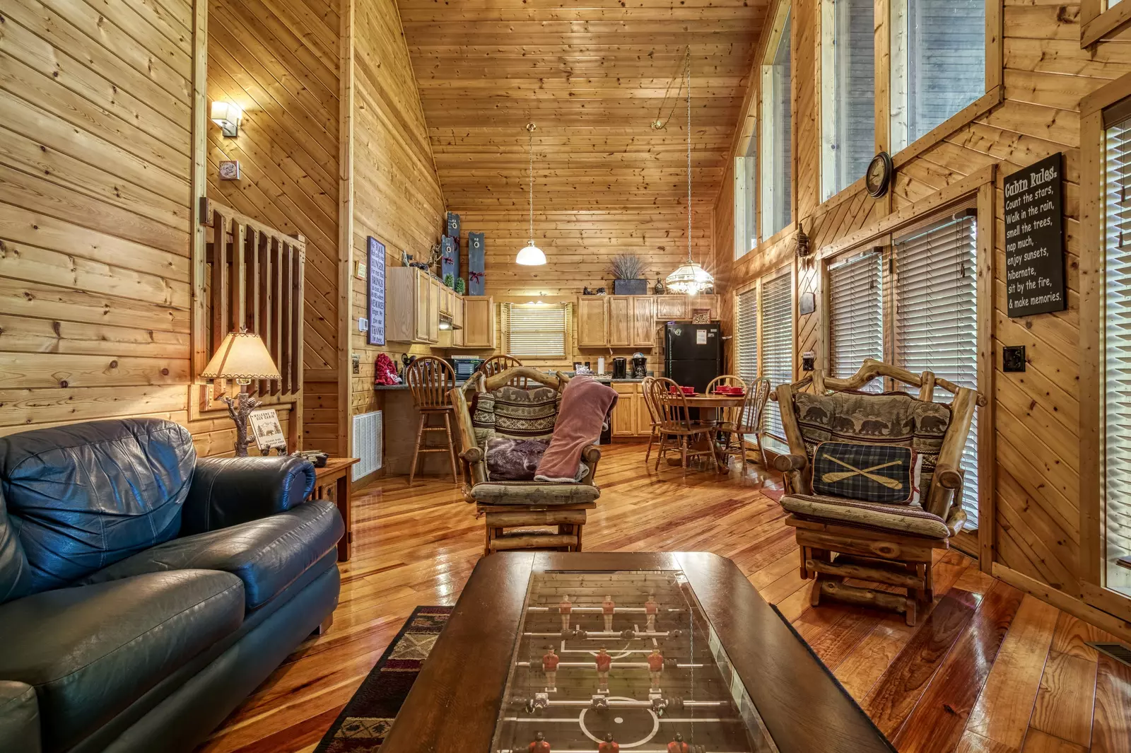 Angels Gift living room with rocking chairs
