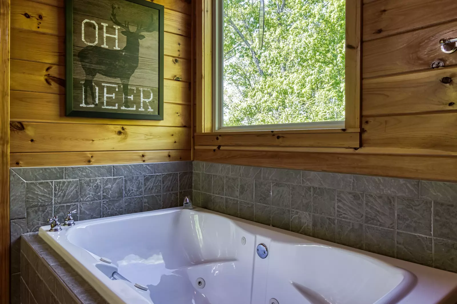 Antler Run main level bathroom two with Whirlpool tub