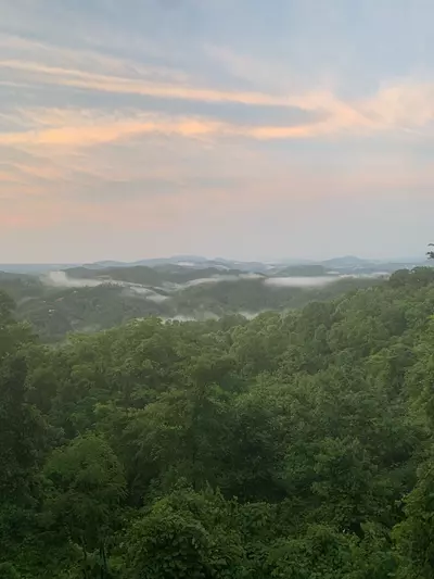 Awesome View panoramic mountain views in the morning