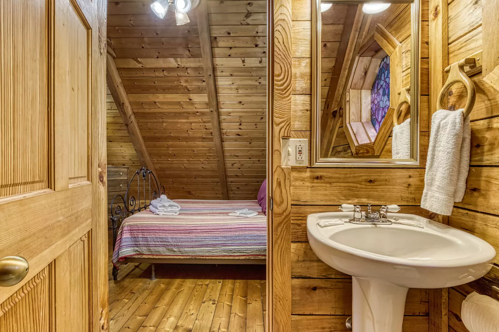 Awesome View upper level half bath
