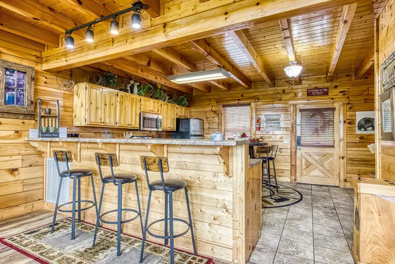 Bear's View bar top with high top chairs