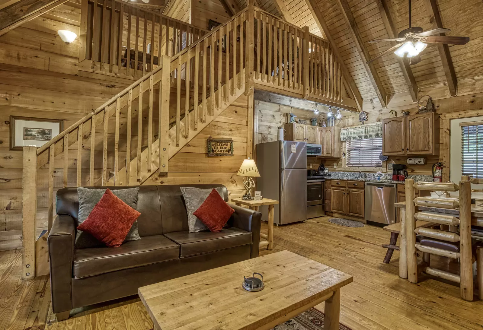 Beary Beary Special - Living room and kitchen