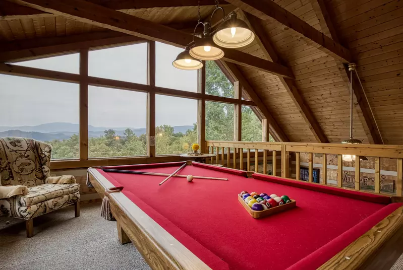 Buck Naked game room