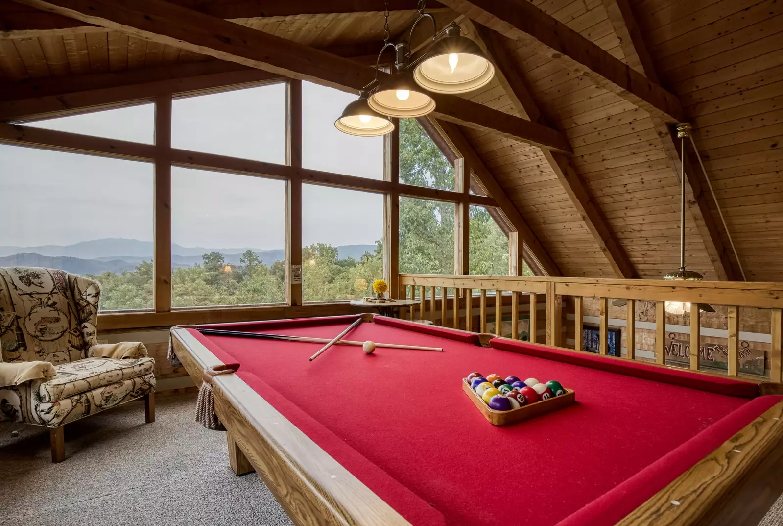 Buck Naked game room
