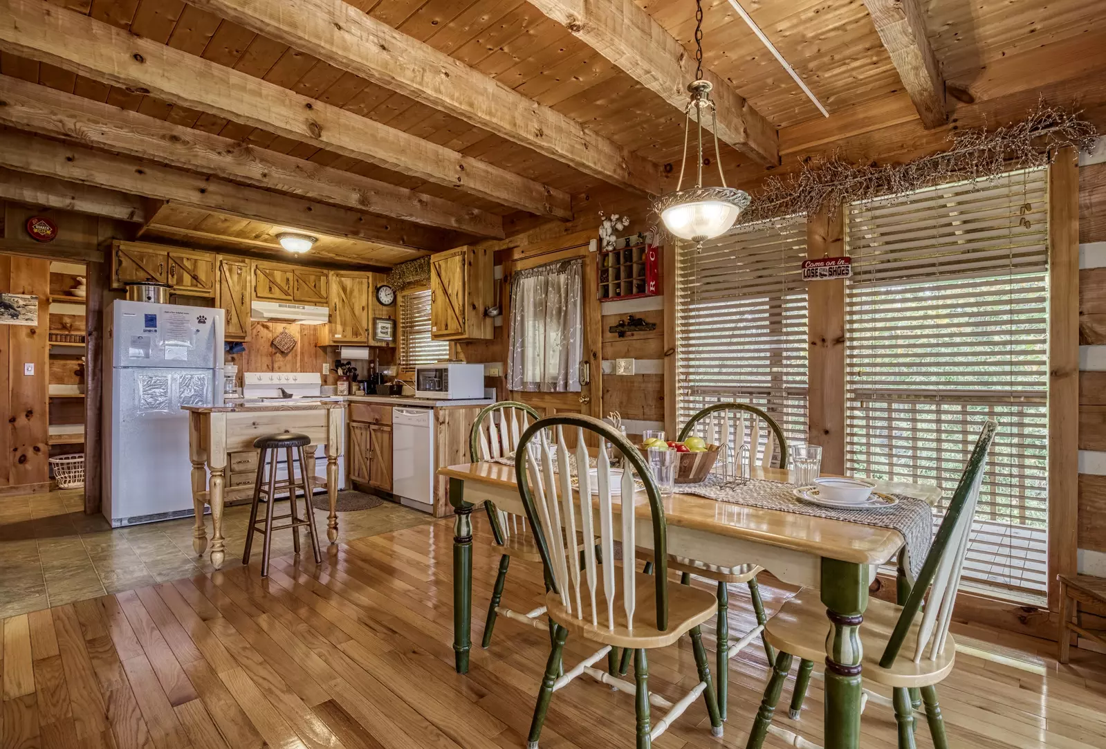 Buck Naked dining area